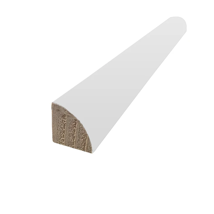 Accomplished White Primed Wooden Quarter Round
