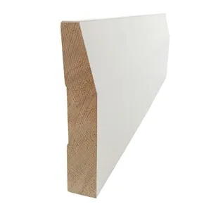 Pohjustettu sormijakoinen puinen oven karmi