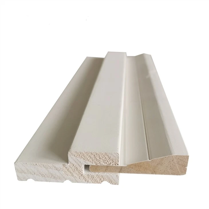 Valkoinen pohjustettu Radiata Pine Finger Joint Door Jamb